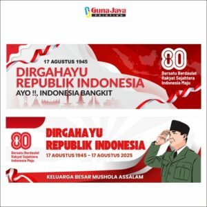Banner Spanduk Agustusan 17 Agustus HUT Republik Indonesia Banner Dirgahayu RI