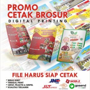 PROMO Paket Cetak Brosur - Flyer Digital Printing