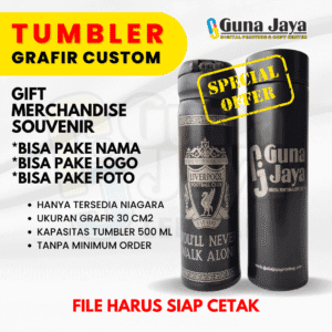 PROMO Tumbler Botol Termos Custom Nama Logo Laser Grafir Murah